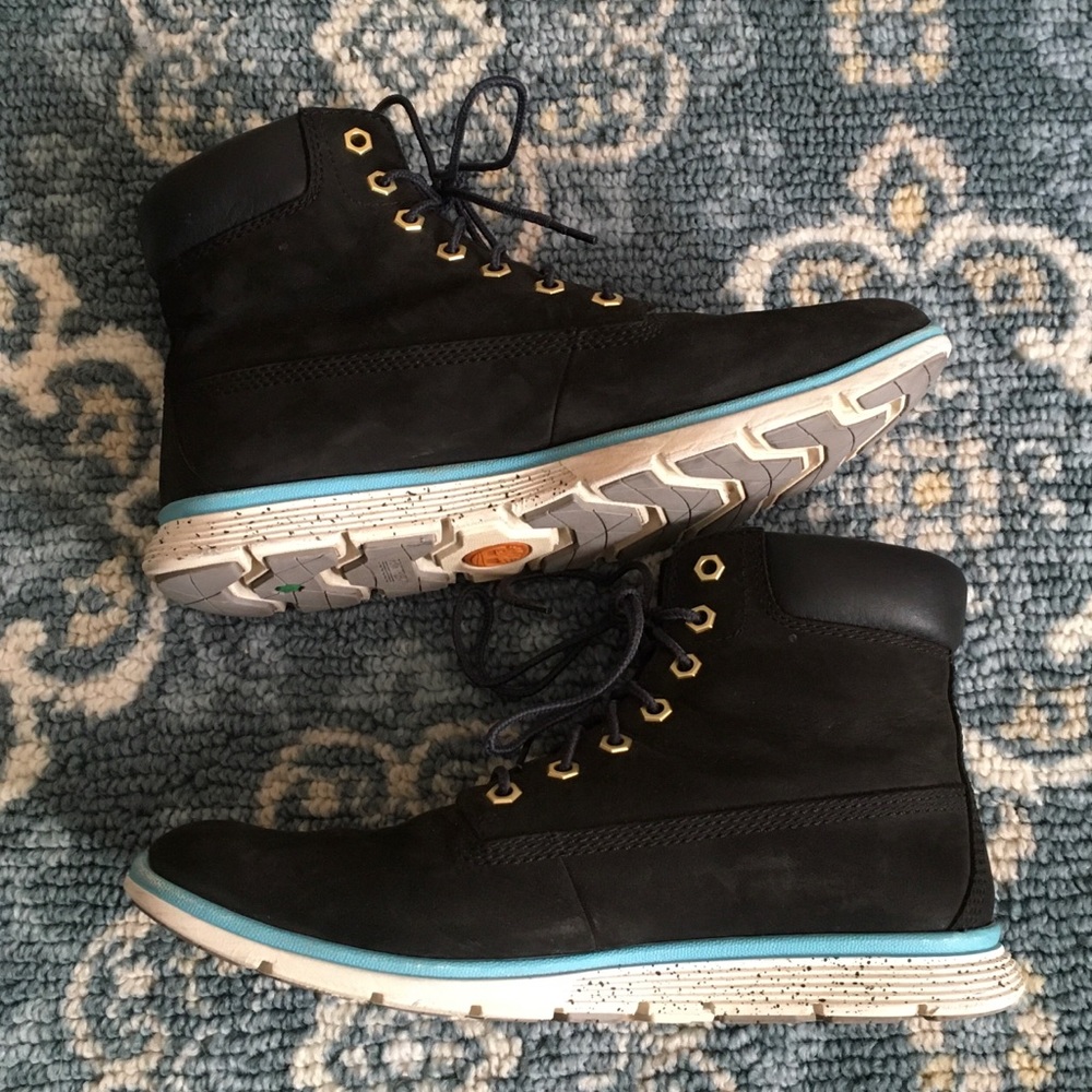 🌙Timberland Black Suede Sneakers